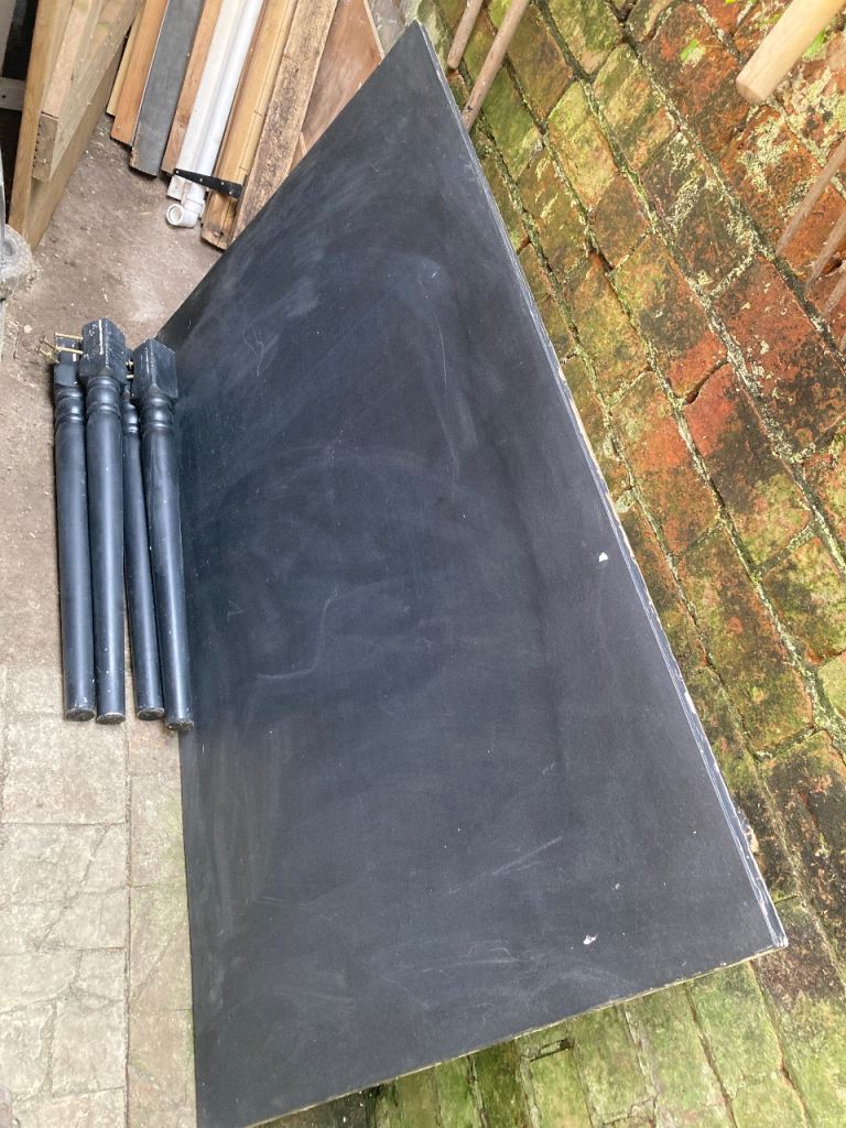 Black Wooden Table (145x85cm)