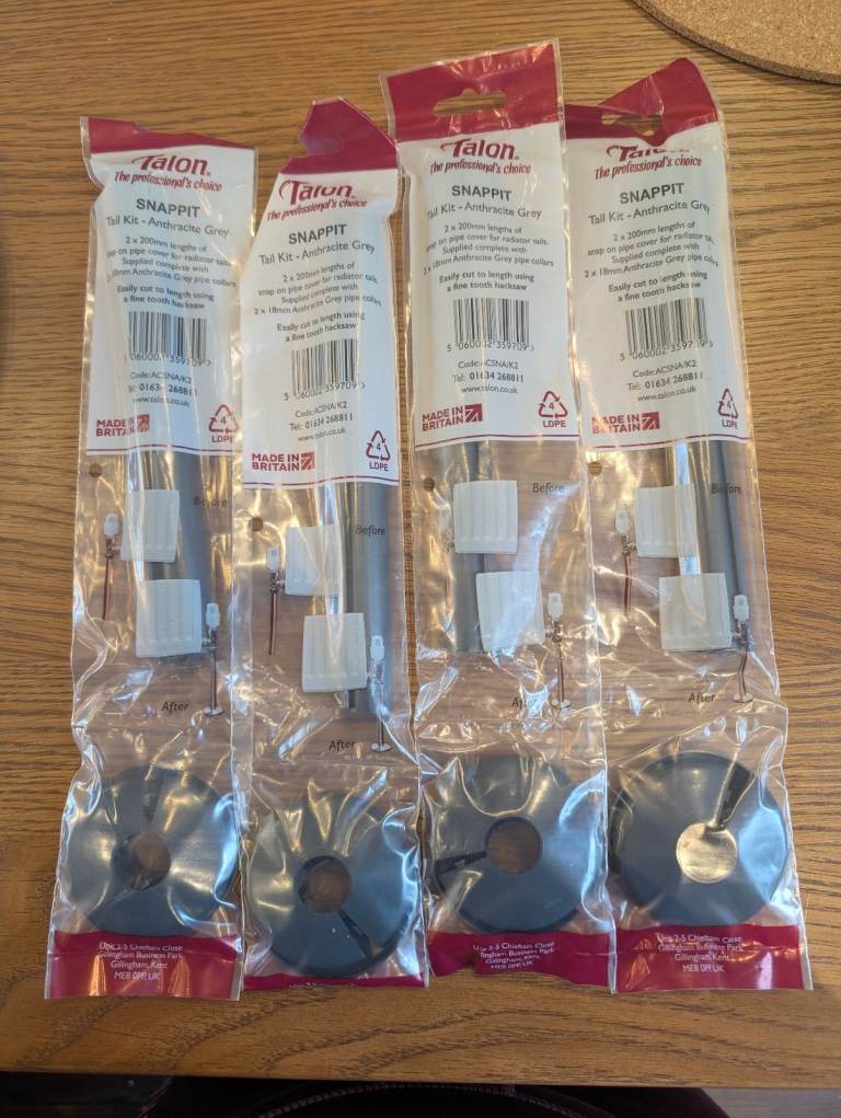 Radiator tail pipe covers 