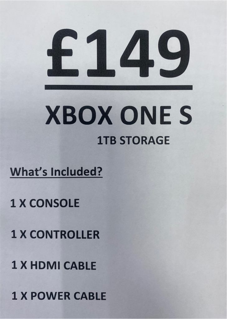 Xbox One S