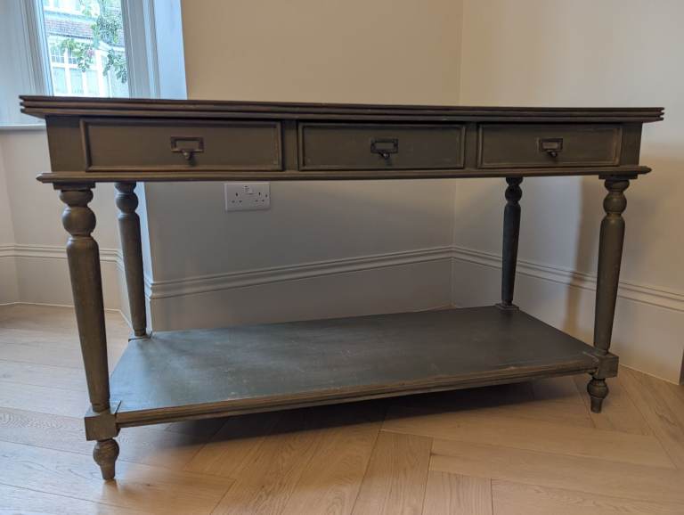 Graham & Green large grey wooden console table