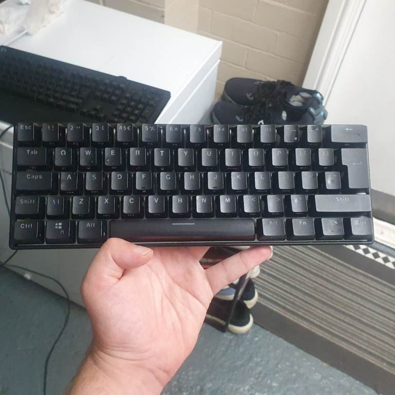 AABCOOLER K61 Mechanical Gaming Keyboard - Black, Good Condition