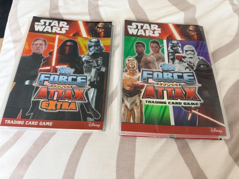 Star Wars force attax cards