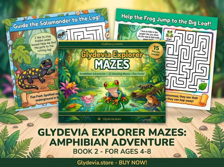 🐸 Free Limited-Time Kids Activity Pack – Amphibian Maze Worksheets (Ages 4–8)