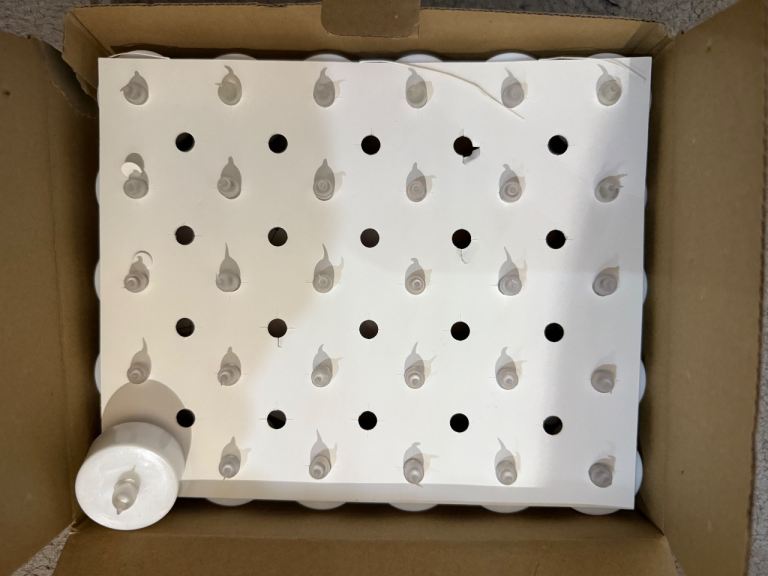 Tea light holders and fake tea lights