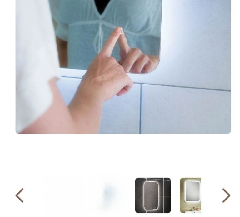 Bathroom Ambient Mirror - Hib
