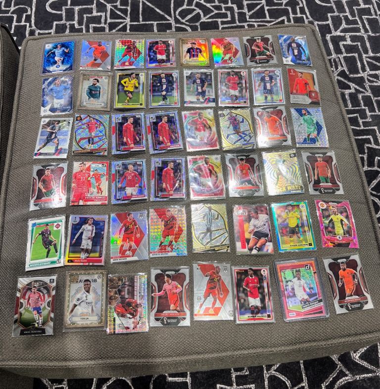 Collection of 48 Football Player Trading Cards 