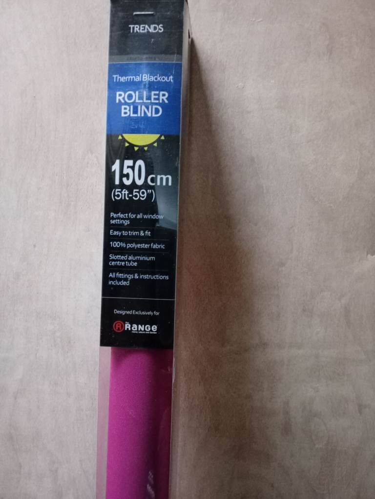 New Mulberry blackout roller blind