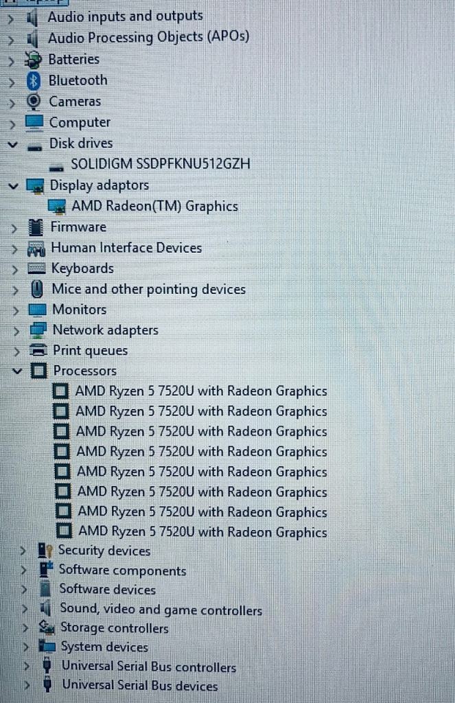 17” Ryzen 5 7520 512GB SSD 8GB ddr5 UltraFast Big Screen Full HD Laptop Win 11, Microsoft Office