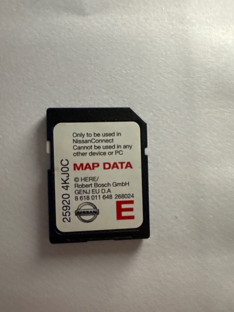Nissan Sd navigation card