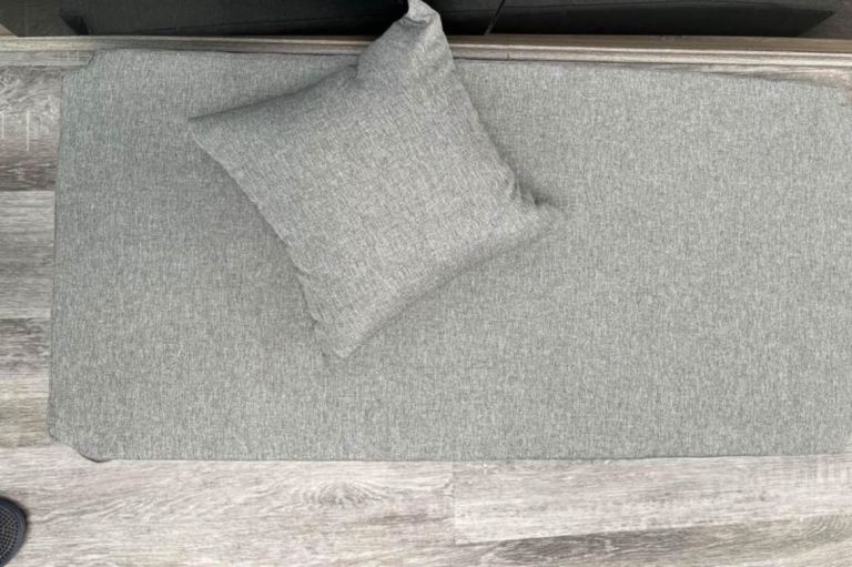 Small gadlo mattress booster seater carpet with  grey Gadda kids map yoga cushion