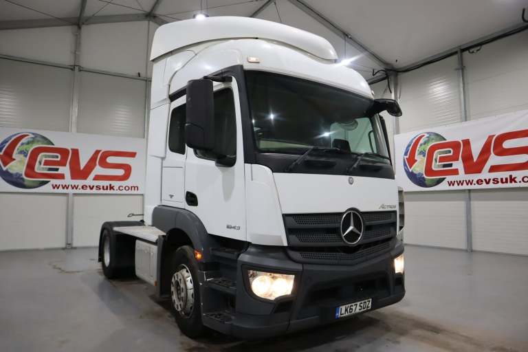 2017 (67 PLATE) Mercedes Benz ACTROS 1843 4x2 Euro 6 Tractor Units
