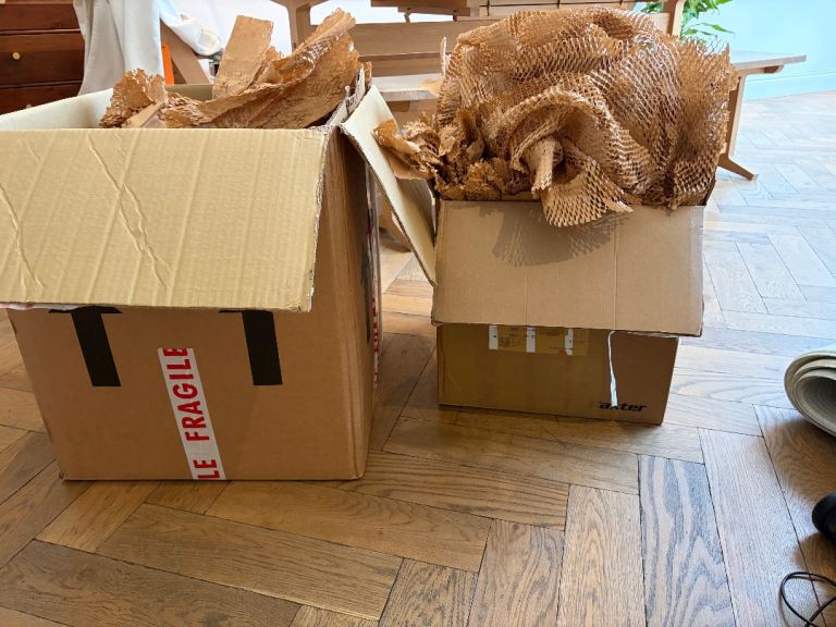 20+ Moving boxes and packing paper