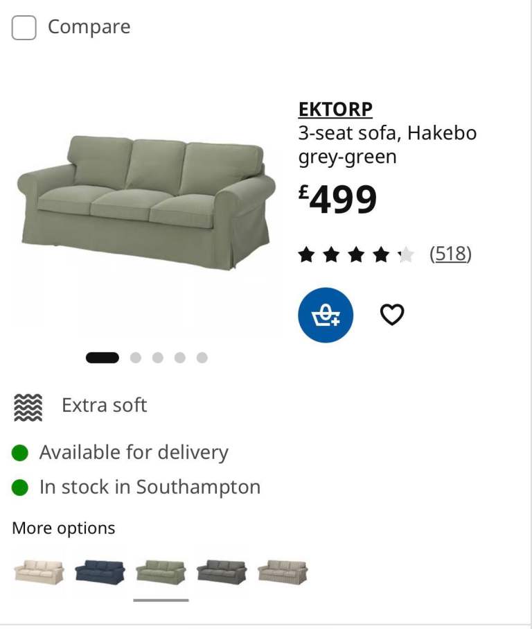 IKEA 3-Seater Sofa – £100