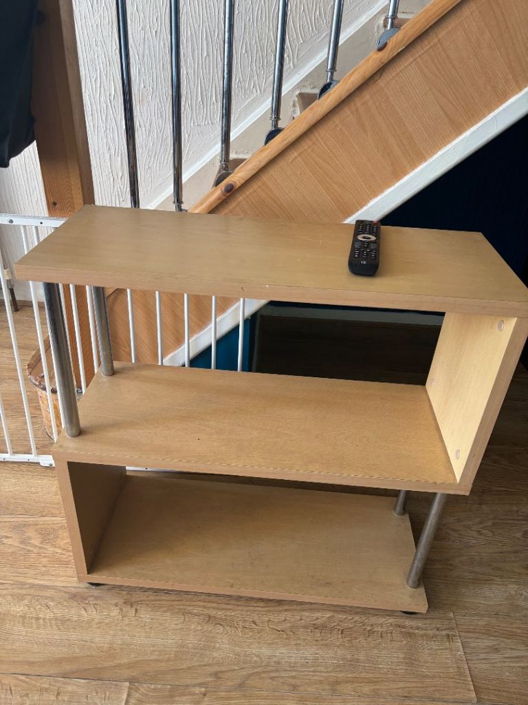 Light Wood Effect Small Bookshelf - Good Condition