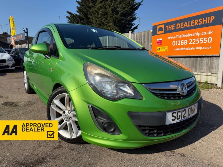 2012 Vauxhall Corsa 1.4i 16V [100] SRi 3dr [AC] HATCHBACK PETROL Manual
