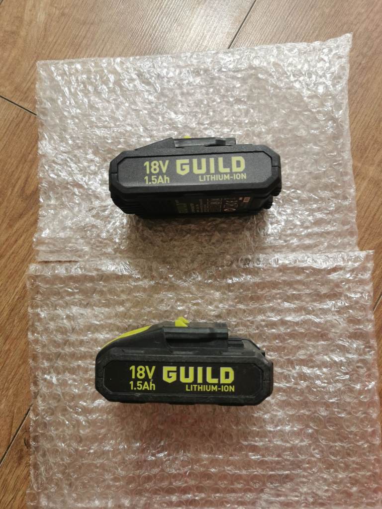 2 new Guild batteries 1.5 a each, £40.00 for Sale in North London, London