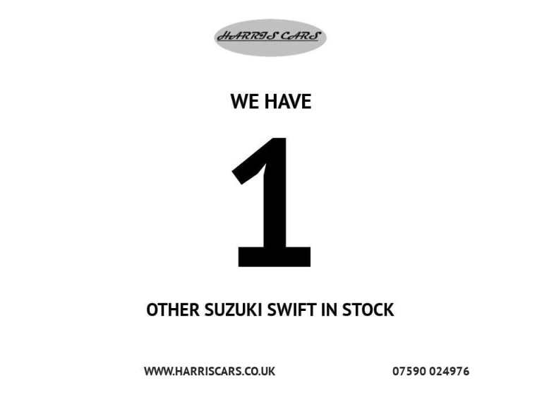  Suzuki Swift 1.2 SZ3 Hatchback 5dr Petrol Manual Euro 5 (94 ps) 12 MONTHS AA, FRESH SERV Petrol ...