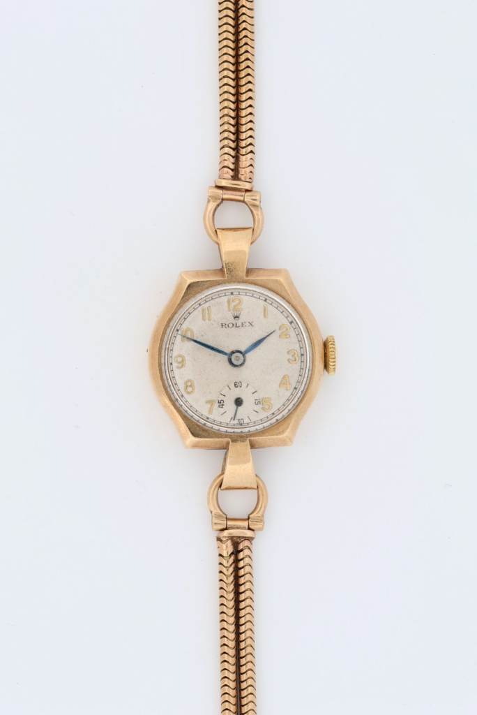 GENUINE ROLEX 1940 LADIES WATCH 9CT GOLD RARE 8/34 HUNTER MOVEMENT NOT WORKING