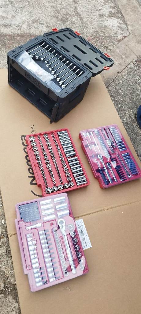 WORKPRO 450-Piece Drive Socket Set 1/2" 1/4" 3/8",Mechanics Tool for Car Repair ❗