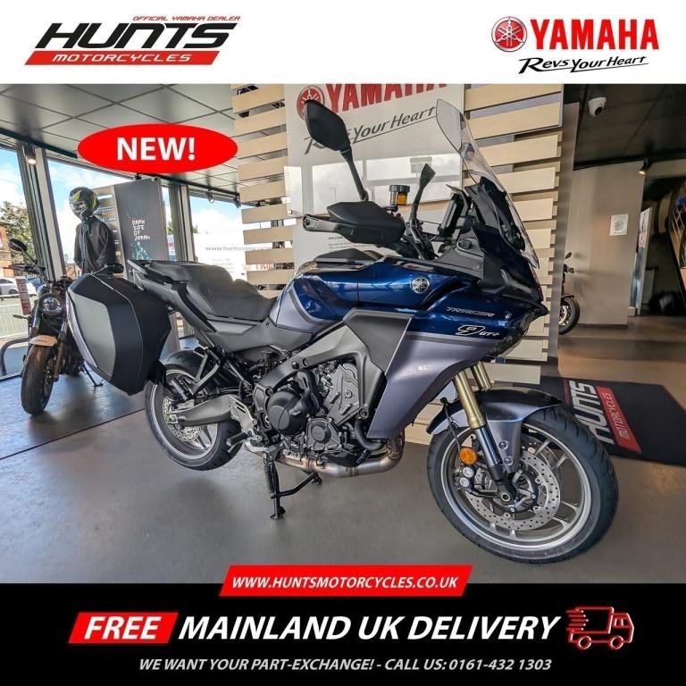 NEW Yamaha Tracer 9GT+ PLUS Y-AMT Auto. Cobalt Blue. £16,604 On the Road