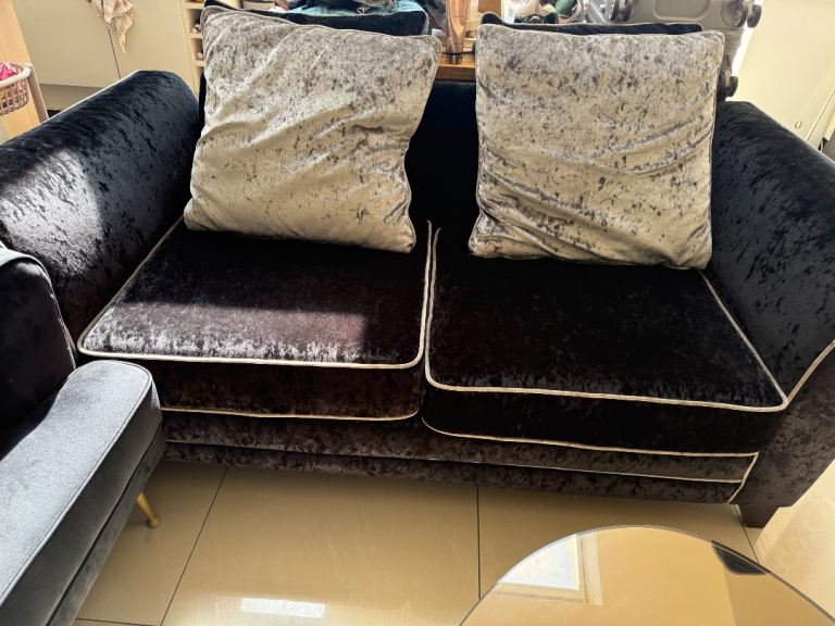 DFS Black sofa 