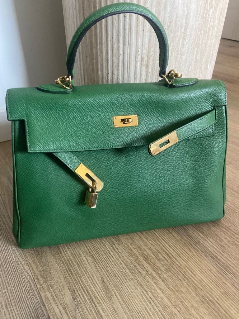 Handbag leather Kelly 32
