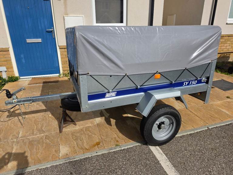 Erde SY150 Trailer with High frame and cover 