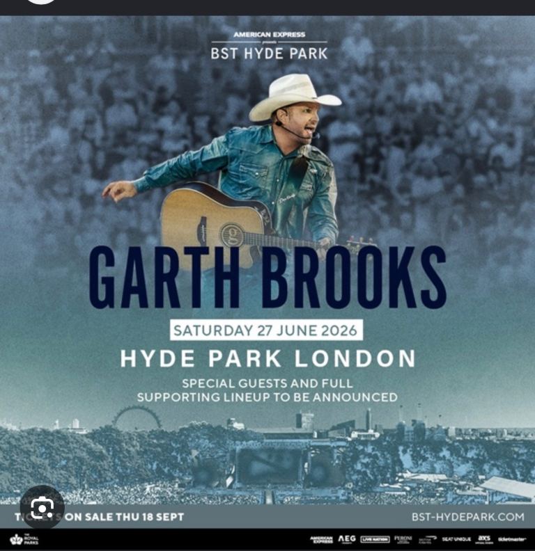 Garth brooks Hyde park london