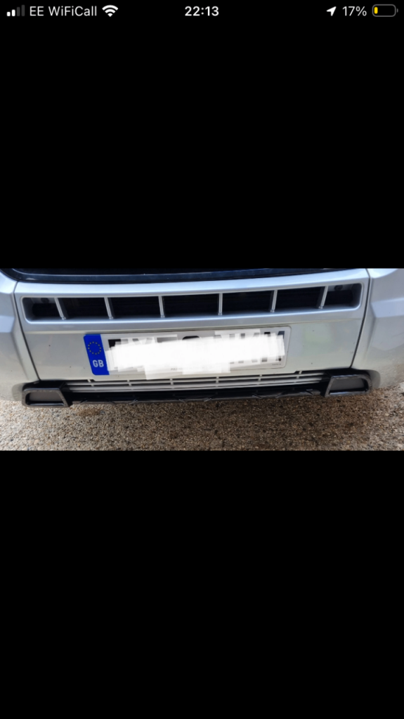 FIAT DUCATO 2014 -2024 Genuine Lower Front Spoiler CITROEN RELAY / PEUGEOT BOXER - 
