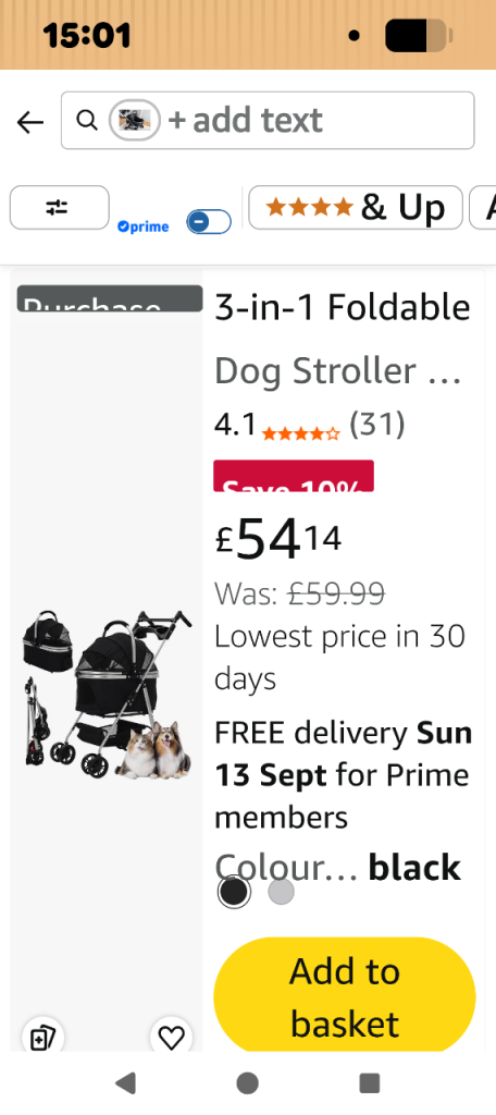 Dog pram