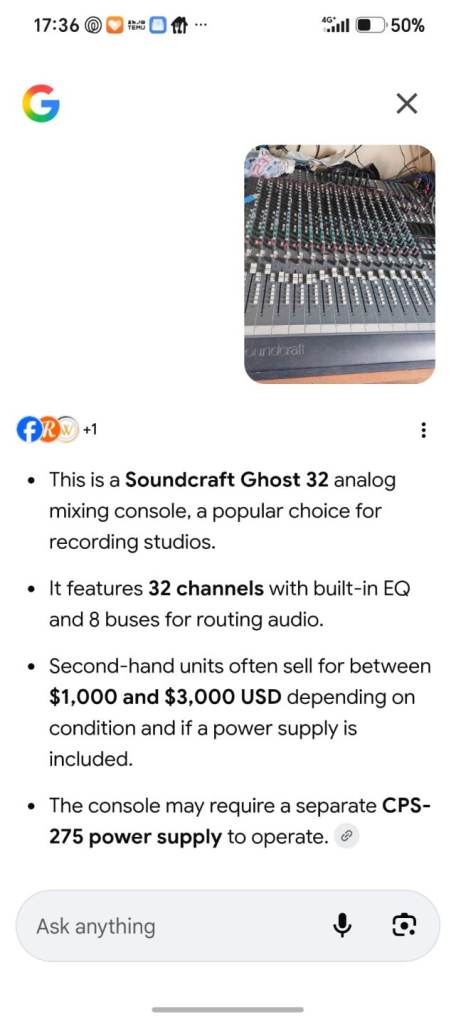 Soundcraft Audio DJ Mixer – Large Format, Good Condition | in Clapham ...