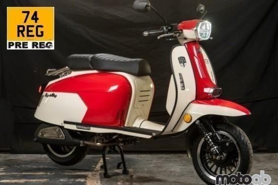 Royal Alloy GP 125cc Modern Classic Retro Automatic Moped Scooter For Sale