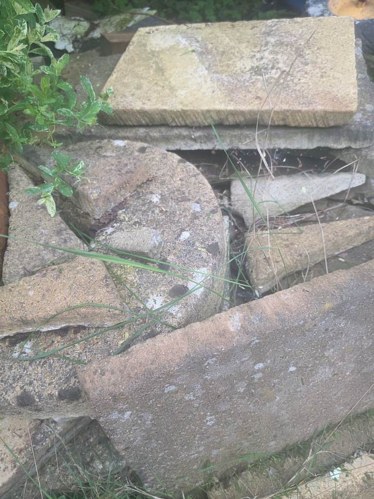 Patio slabs
