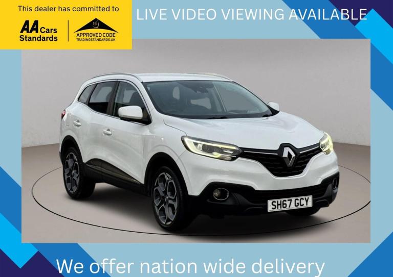 2017 Renault Kadjar 1.2 TCe Dynamique S Nav Euro 6 (s/s) 5dr HATCHBACK Petrol Manual