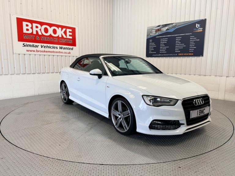 2015 Audi A3 Cabriolet 2.0 TDI S line Euro 6 (s/s) 2dr CONVERTIBLE Diesel Manual