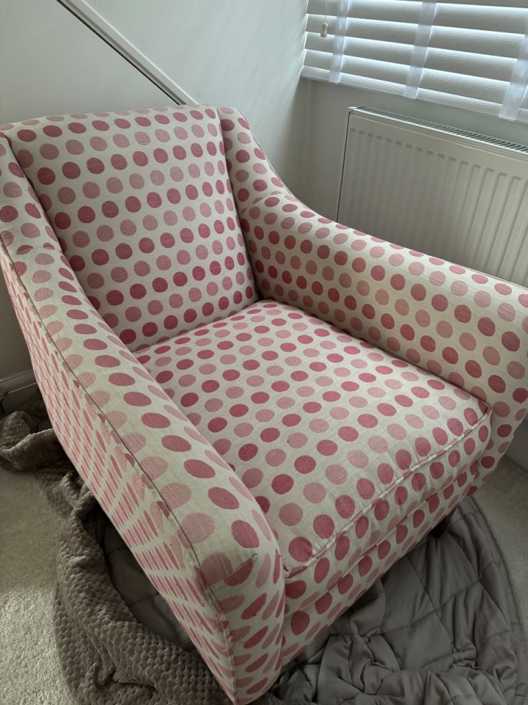 Pink Laura Ashley Armchair 