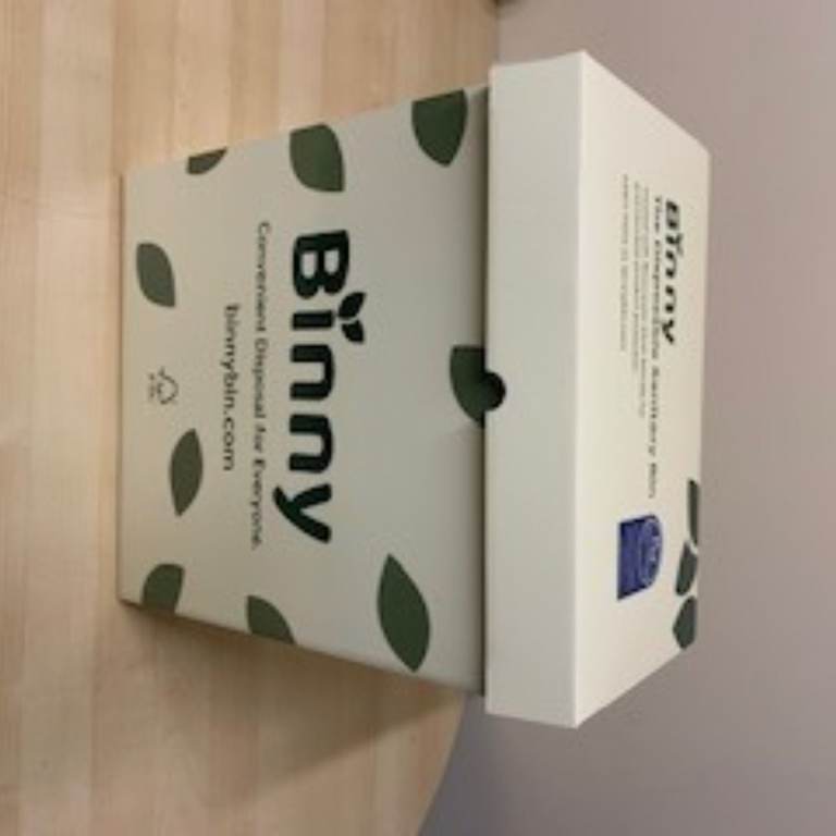 FULLY  DISPOSABLE SANITARY BINS - PACK 12 UNITS 