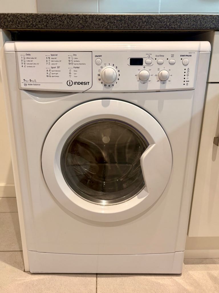 Indesit IWDD7143 Washing Machine – White, 7kg Capacity