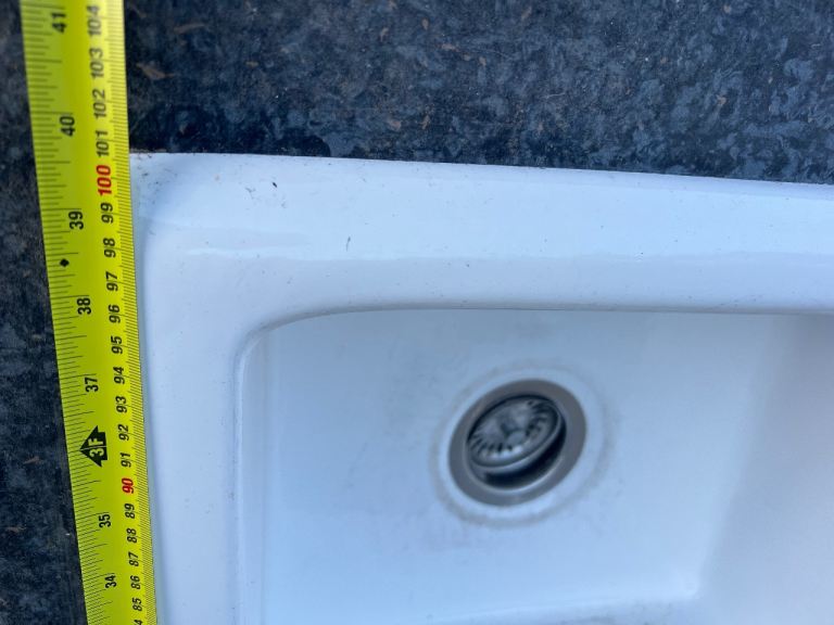 Kitchen sink and a half sink 