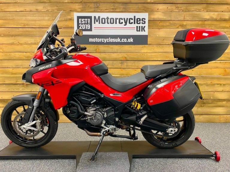 2022 Ducati Multistrada V2 S Only 4,116 Miles, Ducati Panniers and Top box, FS