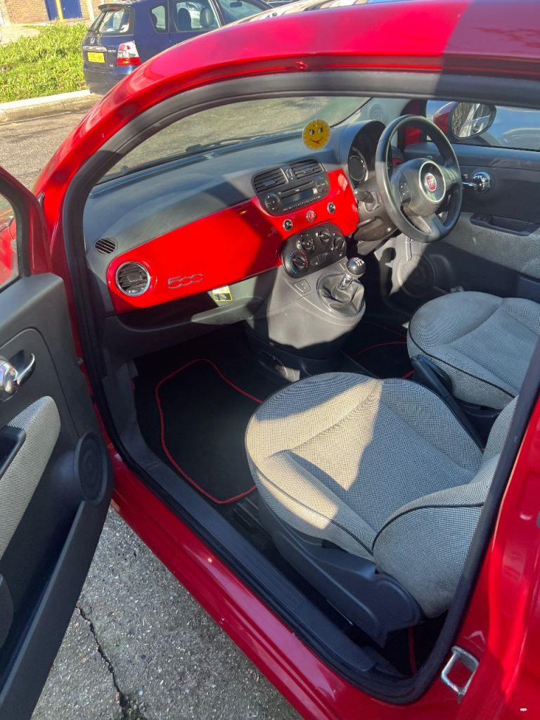 Fiat, 500, Hatchback, 2012, Manual, 1242 (cc), 3 doors