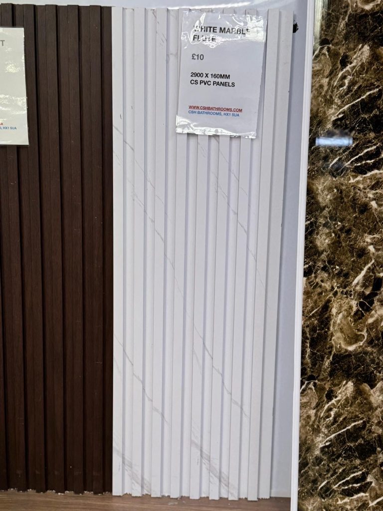 Cladding CS PVC WALL PANELS 10mm, bathroom decor panels, CSH Bathrooms