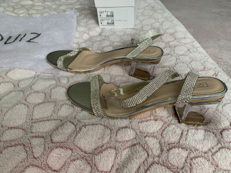 Size 8 Sparkly Quiz Sandals