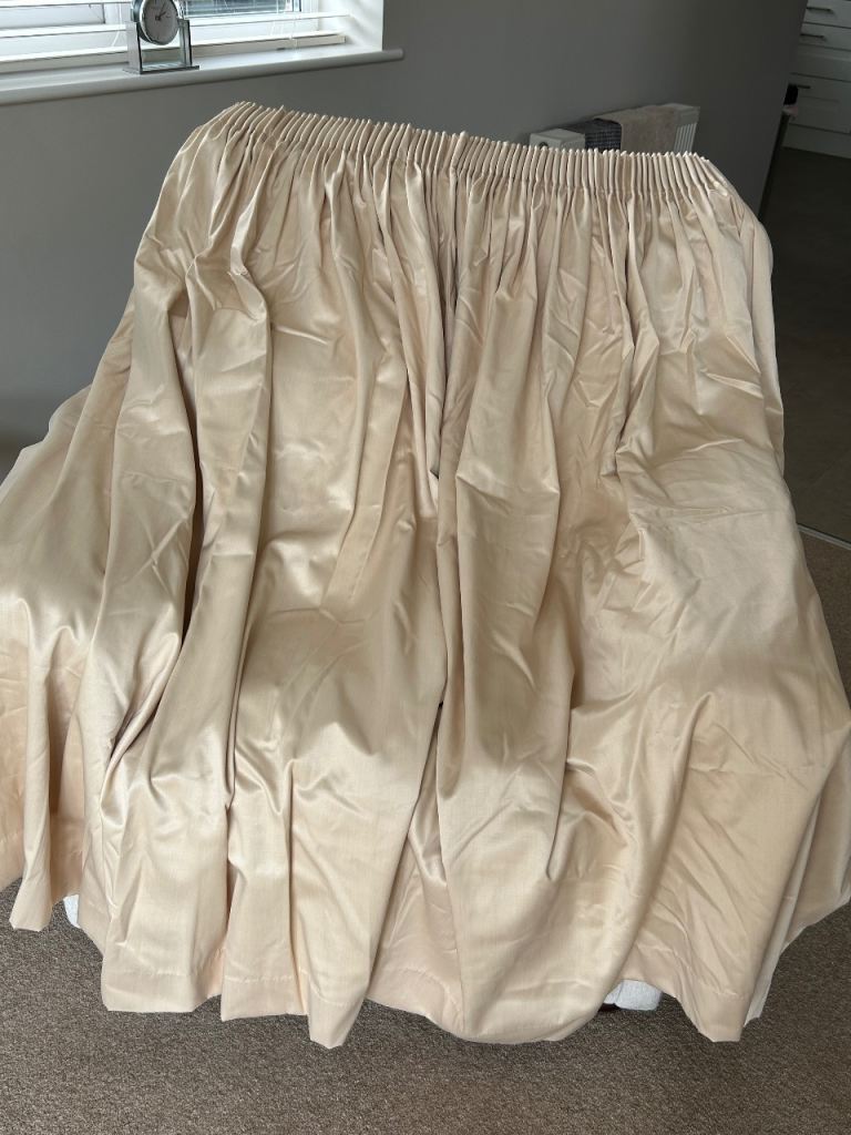 Curtains. 