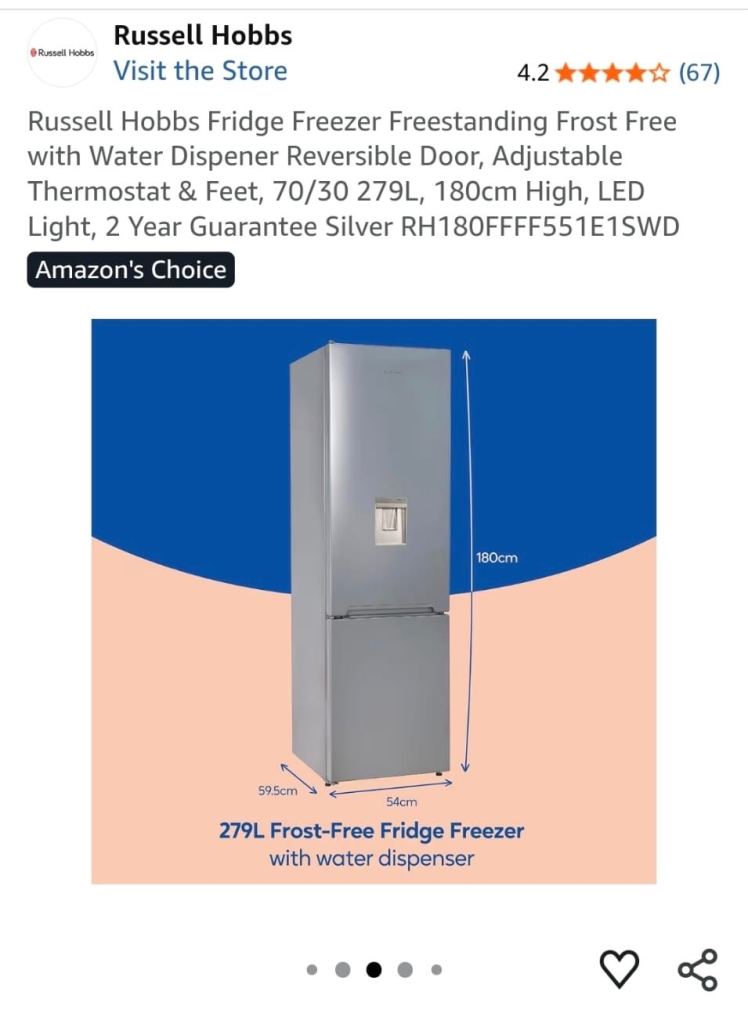 Russell Hobbs refrigerator 