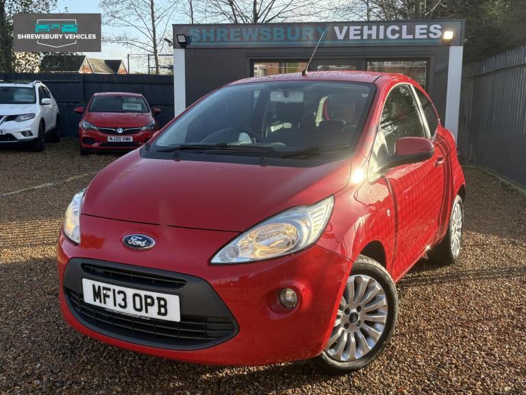 image for 2013 Ford Ka 1.2 Zetec Hatchback 3dr Petrol Manual Euro 5 (s/s) (69 ps) Hatchback Petrol Manual