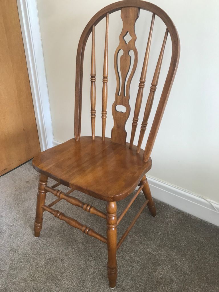 Large wooden dining chair 