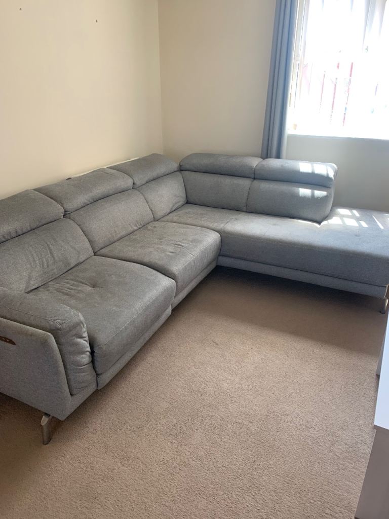 Grey corner sofa 
