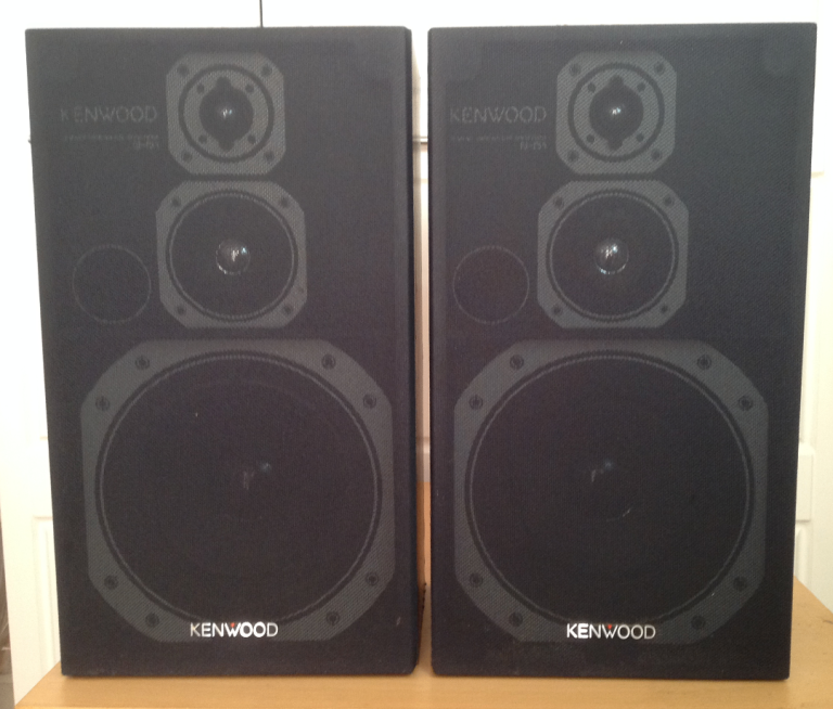 Kenwood S-51 3 way vintage Speakers Working in Good condition
