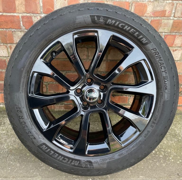 1x Genuine Range Rover Sport 21" Alloy Wheel Black 5126 L460 L461 Tyre 275/50/21